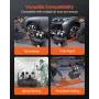 Air Compressor, 8 Gallon Steel Tank, 1HP 2.2 CFM@90 PSI Oil Free Air Compressor & Max. 120PSI Pressure, 80dB Ultra Quiet Portabl