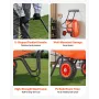 Trillebørvogn med 2 hjul Havevogn med tip 167 kg Yard Utility