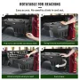 Truck Bed Storage Tool Box 2019-20 Chevrolet Silverado 1500 Left+Right