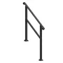 Handrails for Outdoor Steps, 2-3 Step Stair Hand Rail & Indoor Railing Kit, Railings for Outside Steps with Installation Kit, Ha