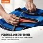20 Piece Flat Bungee Cord, 20 mm Heavy Duty Bungee Straps with Steel S-Hooks, Includes 15", 21", 36", Elastic Bungee Rope for Ca
