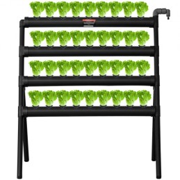 Hydroponics voksende system 36 steder 4-lags Hydroponic Grow Kit PVC Rør
