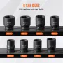 Axle Nut Impact Socket Set 3/4 "Drive 6-Point 8PCS Metric