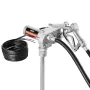 Fuel Transfer Pump, 12V DC 57L/min(15 GPM) 149W(1/5 HP), Gear-Type Electric Diesel Transfer Pump with Auto Shut-Off Fuel Nozzle,