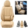 Seat Covers, Universal Car Seat Covers Front Seats, 6pcs Faux Leather Seat Cover, Full Enclosed Design, Detachable Headrest and