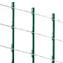 Electric Fence Wire, 2625Ft 800M Portable Polywire, 3/32" Diameter 9 Mixed Metal Strands for Reliable Conductivity and UV, Rust 