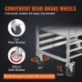 10 ark kommerciel bun pan rack køkken aluminium bagningsstativ