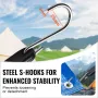 10 pcs flad bungee ledning sæt 20 mm tunge bungee stropper med