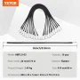 10 pcs flad bungee ledning sæt 20 mm tunge bungee stropper med