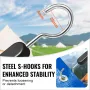 4 stk flad bungee ledning sæt 20 mm tunge bungee stropper med