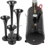 Ad 4 Train Air Horn Kit semi truck båd m/ 150 psi kompressor