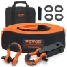 Polyester Heavy Duty Tow Rem Recovery Kit 3 "x 30 ft (MBS-36.000 lbs) vinschrem, tredobbelt forstærket loop, snatch strop + 2"
