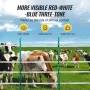 Electric Fence Tape, 1640Ft 500M Polytape Fencing Hot Wire, 3/4" Width 6 Stainless Steel Strands for Reliable Conductivity, UV &