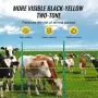 Electric Fence Wire, 3366Ft 1026M Portable Polywire, 1/8" Diameter 6 Stainless Steel Strands for Reliable Conductivity and UV, R