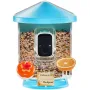 Smart Bird Feeder with Camera, 2K HD AI Identify 10000+ Bird Species, Solar-Powered Bird Watching Camera with Auto Capture & Ins