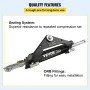 Hydraulic Steering Cylinder HC4645H Front Mount Hydraulic Outboard Marine Steering Cylinder Suit for Up to 150HP Boats Steering,