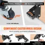 Mobile Base, 400 lbs Weight Capacity, Adjustable from 9.5" x 9.5" to Infinity, Heavy Duty Universal Mobile Base Stand with Swive