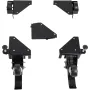 Mobile Base, 400 lbs Weight Capacity, Adjustable from 9.5" x 9.5" to Infinity, Heavy Duty Universal Mobile Base Stand with Swive