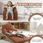 Kids Couch, 2-in-1 Toddler Chairs Comfy, Toddler Couch Sofa Bed Fold Out, Convertible Sofa to Lounger, Kids Chair Seat Playroom 