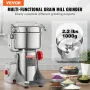 1000g Electric Grain Mill Grinder, High Speed 3000W Commercial Spice Grinders, Stainless Steel Pulverizer Powder Machine, for Dr