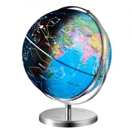 Illuminated World Globe with Stand Educational 9 in/228.6 mm Constellation (Map Language: English)