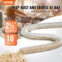 2.5 '' x 10 'støvopsamlingsslange fortykket PVC fleksibel klar