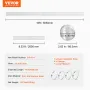 2.5 '' x 10 'støvopsamlingsslange fortykket PVC fleksibel klar