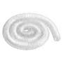 Dust Collection Hose, 2.5" x 10', Thickened PVC Material Puncture-Resistant Flexible Clear Hose with Carbon Steel Wire Coil 4 x 