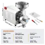 Soybean Grinder Commercial Grinding Machine for Spices 3000W Corn Mill Grinder 100 KG/H Stainless Steel Corn Grinder Industrial 
