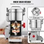 500g Electric Grain Mill Grinder, High Speed 2000W Commercial Spice Grinders, Stainless Steel Pulverizer Powder Machine, for Dry