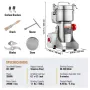 500g Electric Grain Mill Grinder, High Speed 2000W Commercial Spice Grinders, Stainless Steel Pulverizer Powder Machine, for Dry