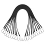 50 stk flad bungee ledning sæt 19,8 mm tunge bungee stropper