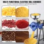 Electric Grain Mill Grinder, 3000W Spice Grinders, Commercial Corn Mill with Funnel, Thickness Adjustable Powder Machine, Heavy 