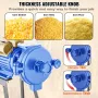 Electric Grain Mill Grinder, 3000W Spice Grinders, Commercial Corn Mill with Funnel, Thickness Adjustable Powder Machine, Heavy 