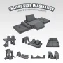 Kids Couch, 10Pcs Modular Kids Play Couch, Toddler Couch Sofa Bed, Kids Chair Seat Playroom Furniture, Kids Sofa with Removable 