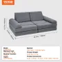 Modulære børn spiller sofa 10stk DIY kreativ småbarn