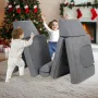 Kids Couch, 10Pcs Modular Kids Play Couch, Toddler Couch Sofa Bed, Kids Chair Seat Playroom Furniture, Kids Sofa with Removable 