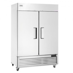 Commercial Freezer 38.83 Cu.ft, Reach In Upright Freezer 2 Doors, Auto-Defrost Stainless Steel Reach-in Freezer with 6