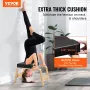 Yoga Headstand Bench, 300 lbs Capacity Yoga Inversion Chair for Family Gym, Headstand Trainer with Wood Frame & PU Pad, Stand Yo