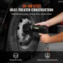 Axle møtrikpåvirkningstik Sæt 1/2 "Kør dybt 12-punkts
