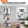 300g Electric Grain Mill Grinder, High Speed 1500W Commercial Spice Grinders, Stainless Steel Pulverizer Powder Machine, for Dry