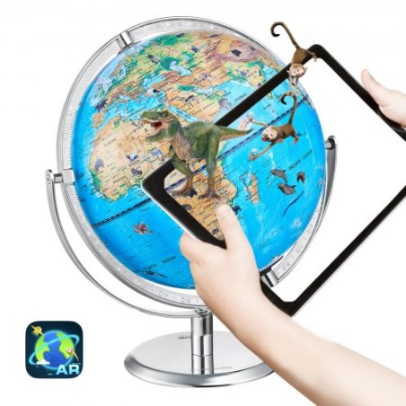 Uddannelse Globe for Kids 10 in/254 mm Interactive AR World Globe App (kortsprog: Engelsk)