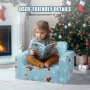 Baby stol sammenfoldelig 2-i-1 baby lounger sofa tegneserie