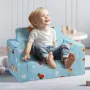 Baby stol sammenfoldelig 2-i-1 baby lounger sofa tegneserie