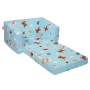 Kids Couch, 2-in-1 Toddler Chairs Comfy, Toddler Couch Sofa Bed Fold Out, Convertible Sofa to Lounger, Kids Chair Seat Playroom 