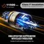 Electric Chain Hoist Single Phase Crane Hoist 2200 lbs Load 10