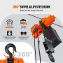 Electric Chain Hoist Single Phase Crane Hoist 997.9 kg Load 304.8 cm Lifting