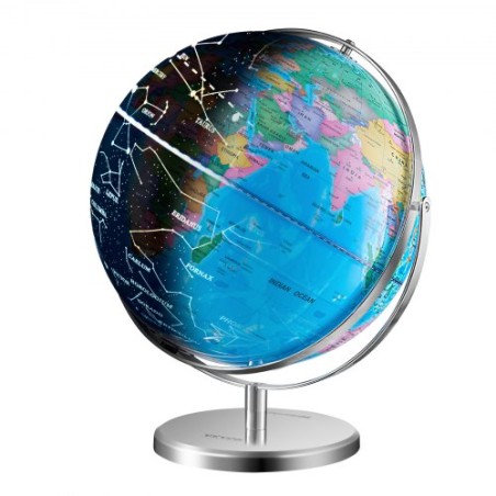 Belyset World Globe med Stand Educational 13in/330.2mm konstellation (kortsprog: Engelsk)