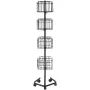 Brochure Display Rack, 4-Tier 32 Pockets Rotating Magazine Literature Display Stand for Postcards, 360° Spinning Greeting Cards 