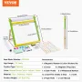 3-i-1 bordplade Kids Art-staffeli dobbeltsidet magnetisk tavle